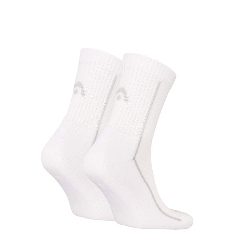 Performance Short Crew Tennis Socken 2er Pack Weiss