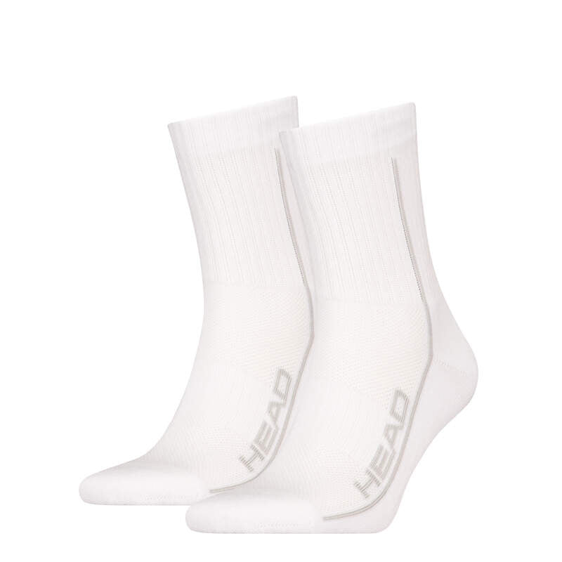 Performance Short Crew Tennis Socken 2er Pack Weiss