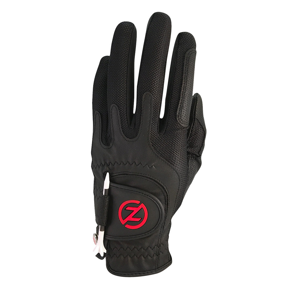 Zero Friction Compression-Fit Golfhandschuh Herren Schwarz Links (Für Rechtshänder)