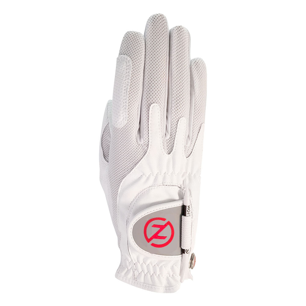 Zero Friction Compression-Fit Golf Glove Women's White Right (for left-handed golfers)