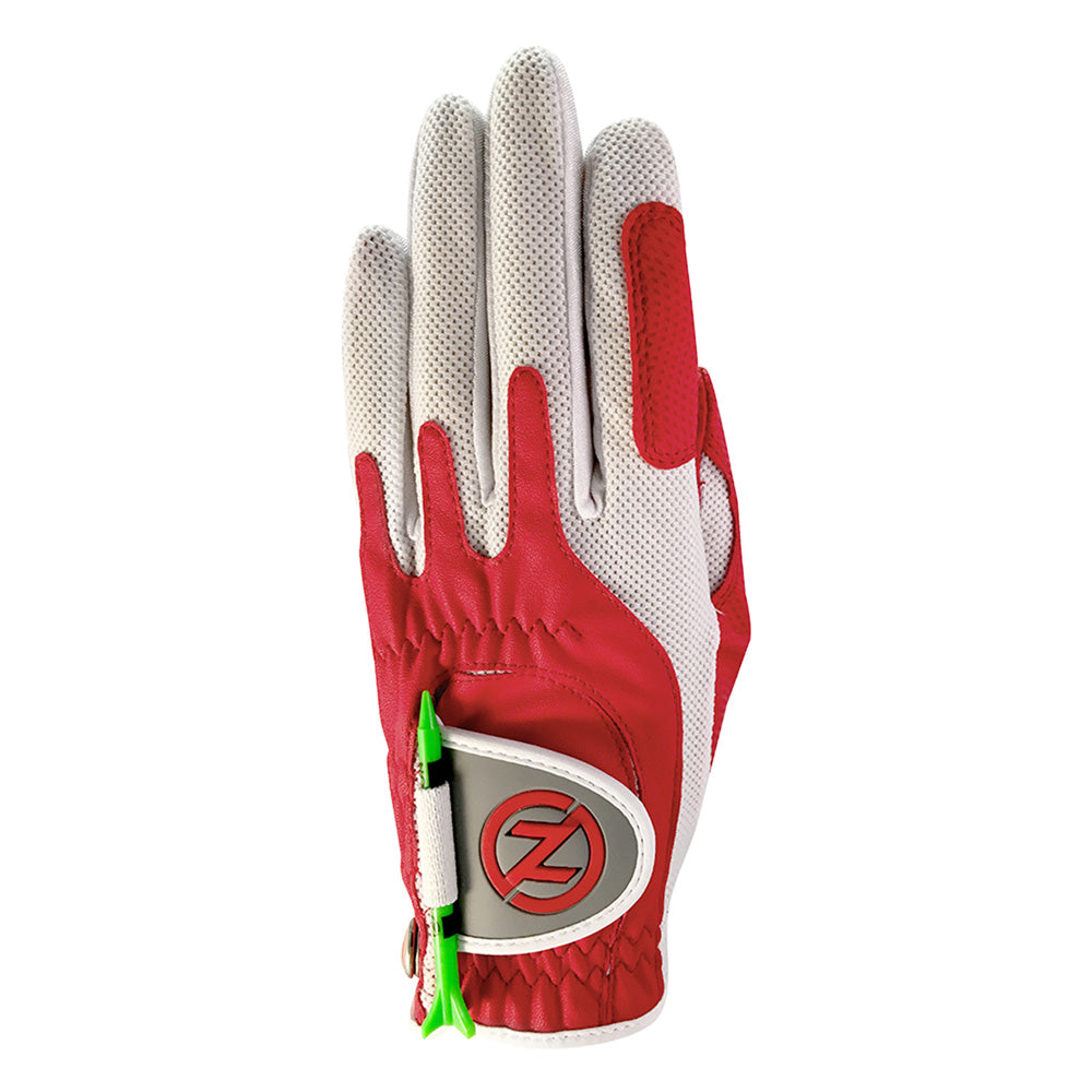 Gant de golf Zero Friction Compression-Fit femme rouge main gauche (pour droitiers)