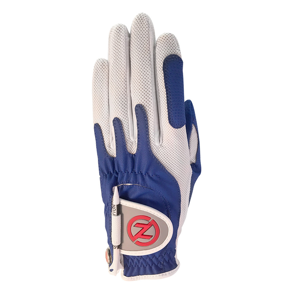 Gant de golf Zero Friction Compression-Fit femme bleu main gauche (pour droitiers)