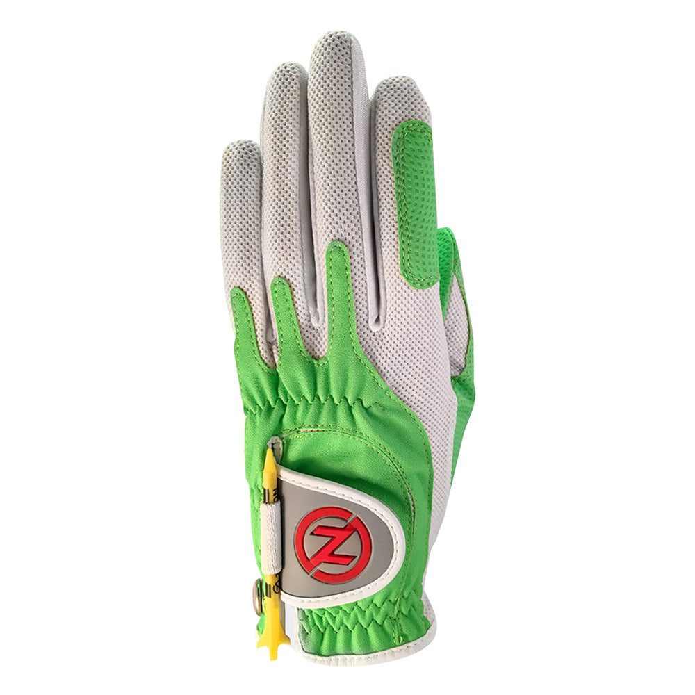 Zero Friction Compression-Fit Golf Glove Women's Green Left (for right-handed golfers)