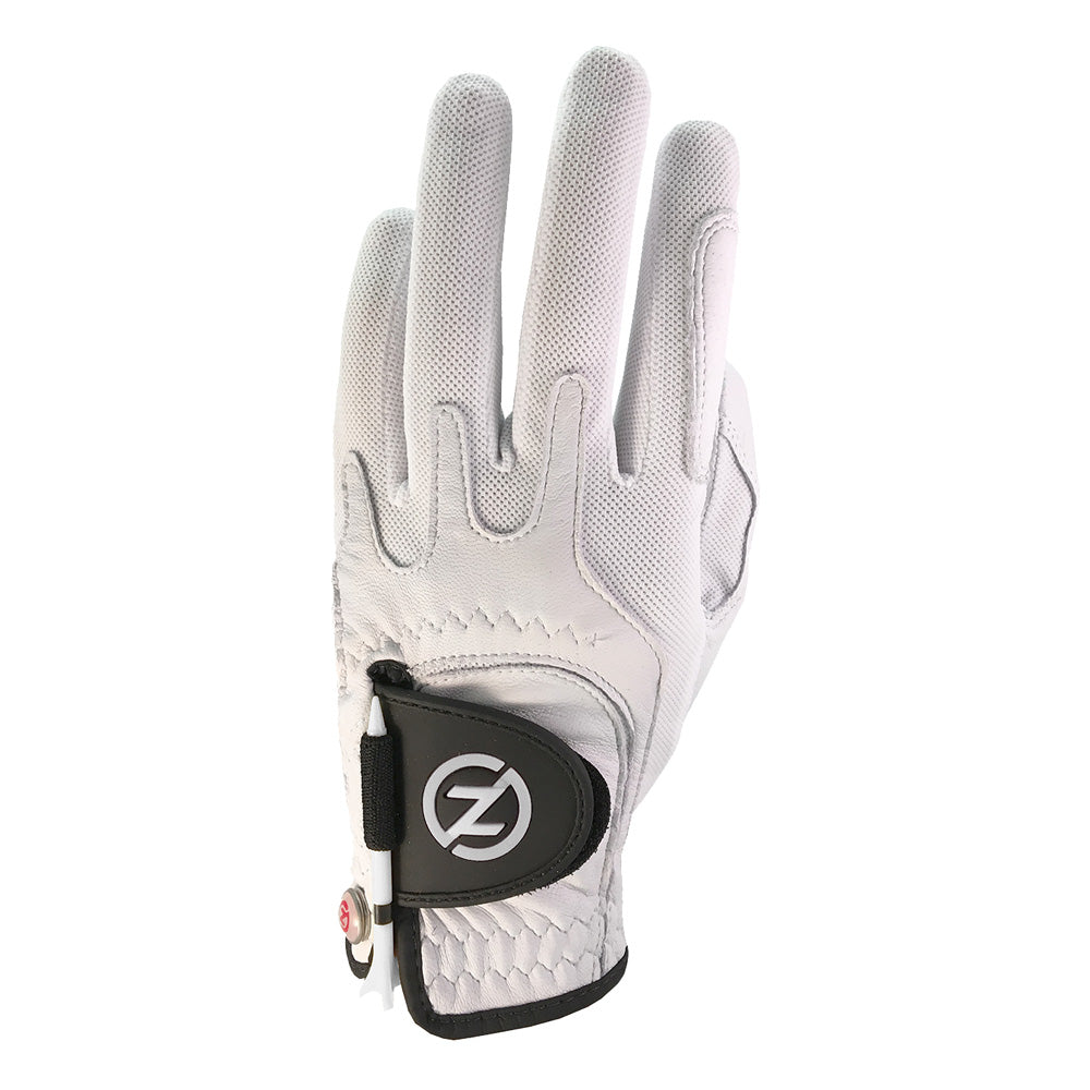 Gant de golf Zero Friction Cabretta Elite homme blanc main gauche (pour droitiers)