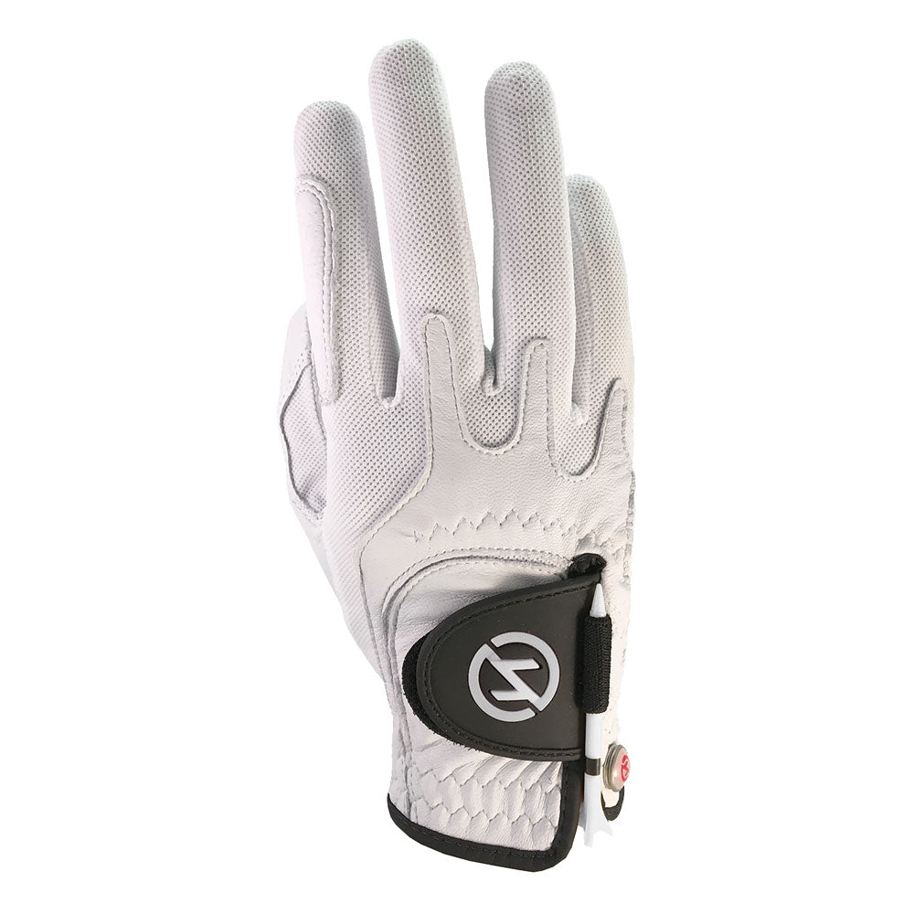 Gant de golf Zero Friction Cabretta Elite homme blanc main droite (pour gauchers)