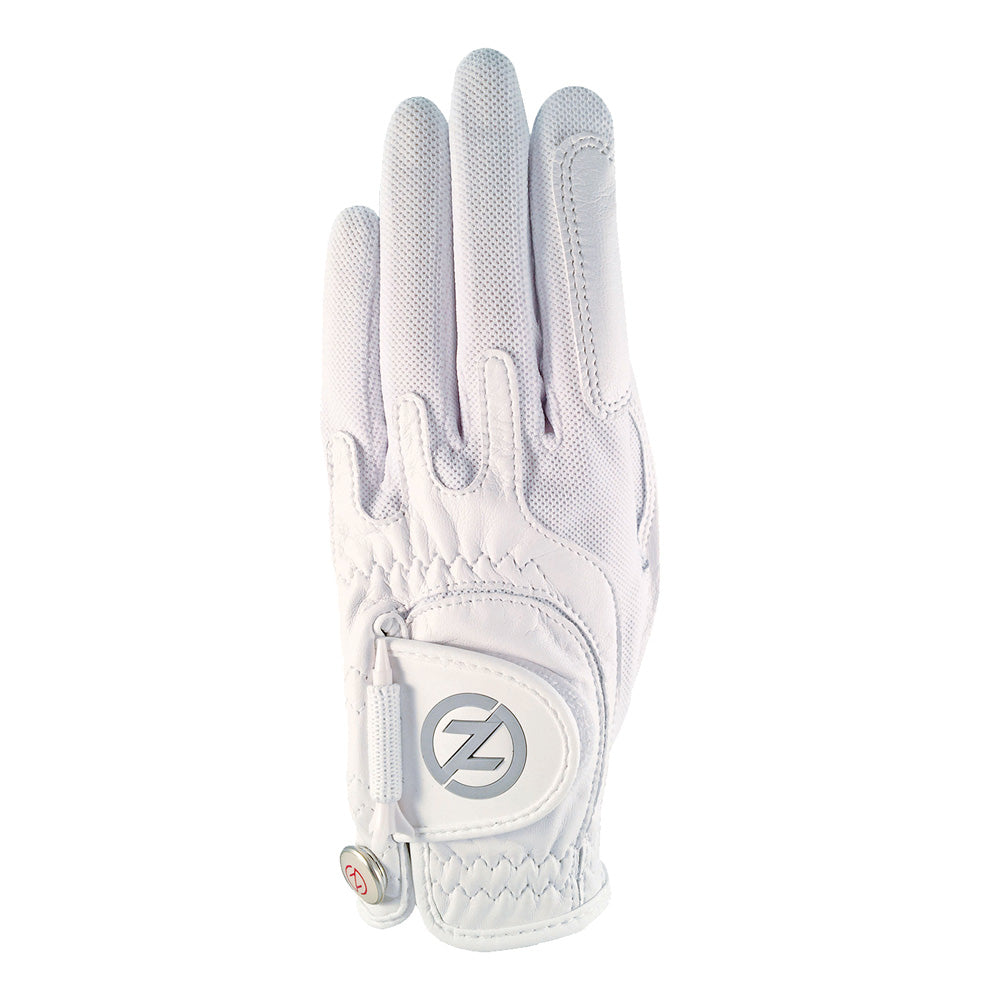 Gant de golf Zero Friction Cabretta Elite femme blanc main gauche (pour droitiers)