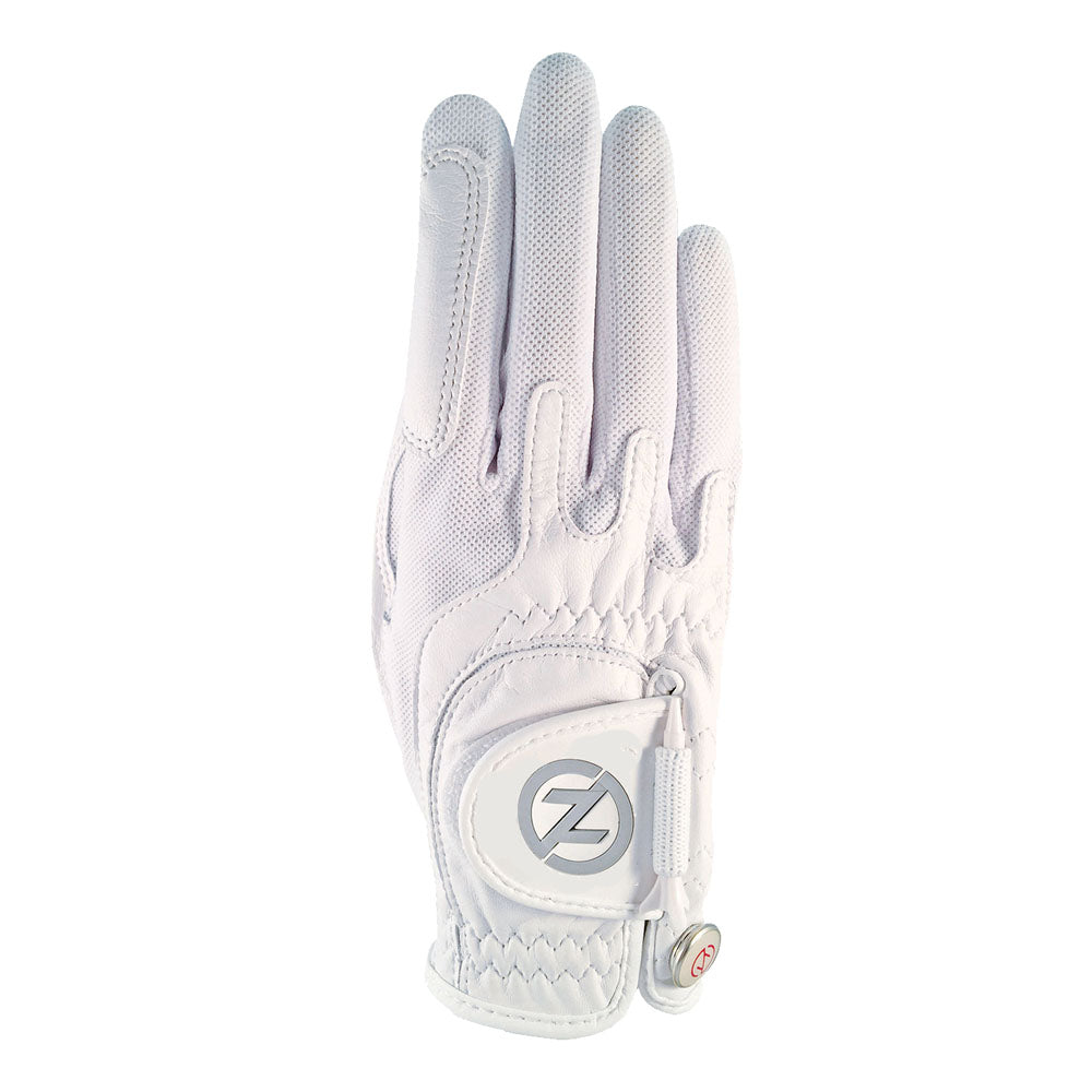 Zero Friction Cabretta Elite Golfhandschuh Damen Weiss Rechts (Für Linkshänder)