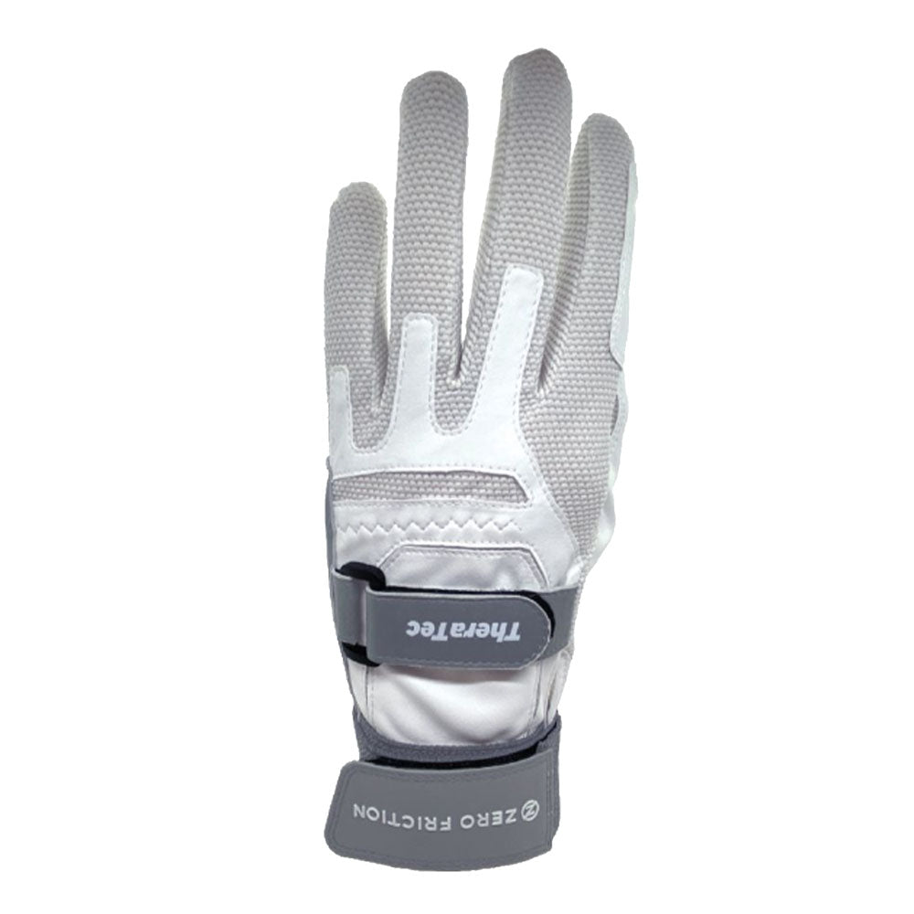 Zero Friction TheraTec Wrist Strap White Left (for right-handed golfers)