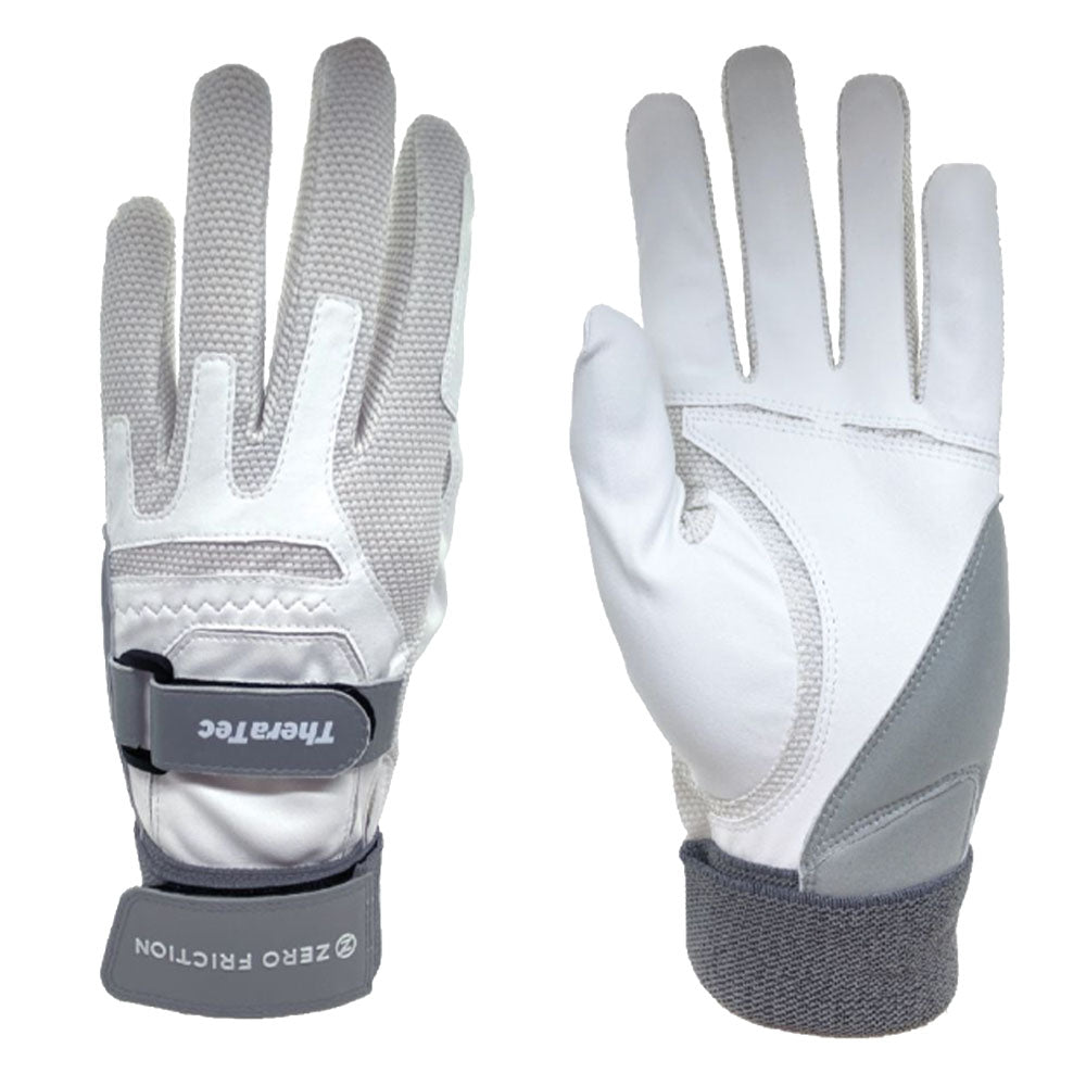 Zero Friction TheraTec Wrist Strap White Left (for right-handed golfers)