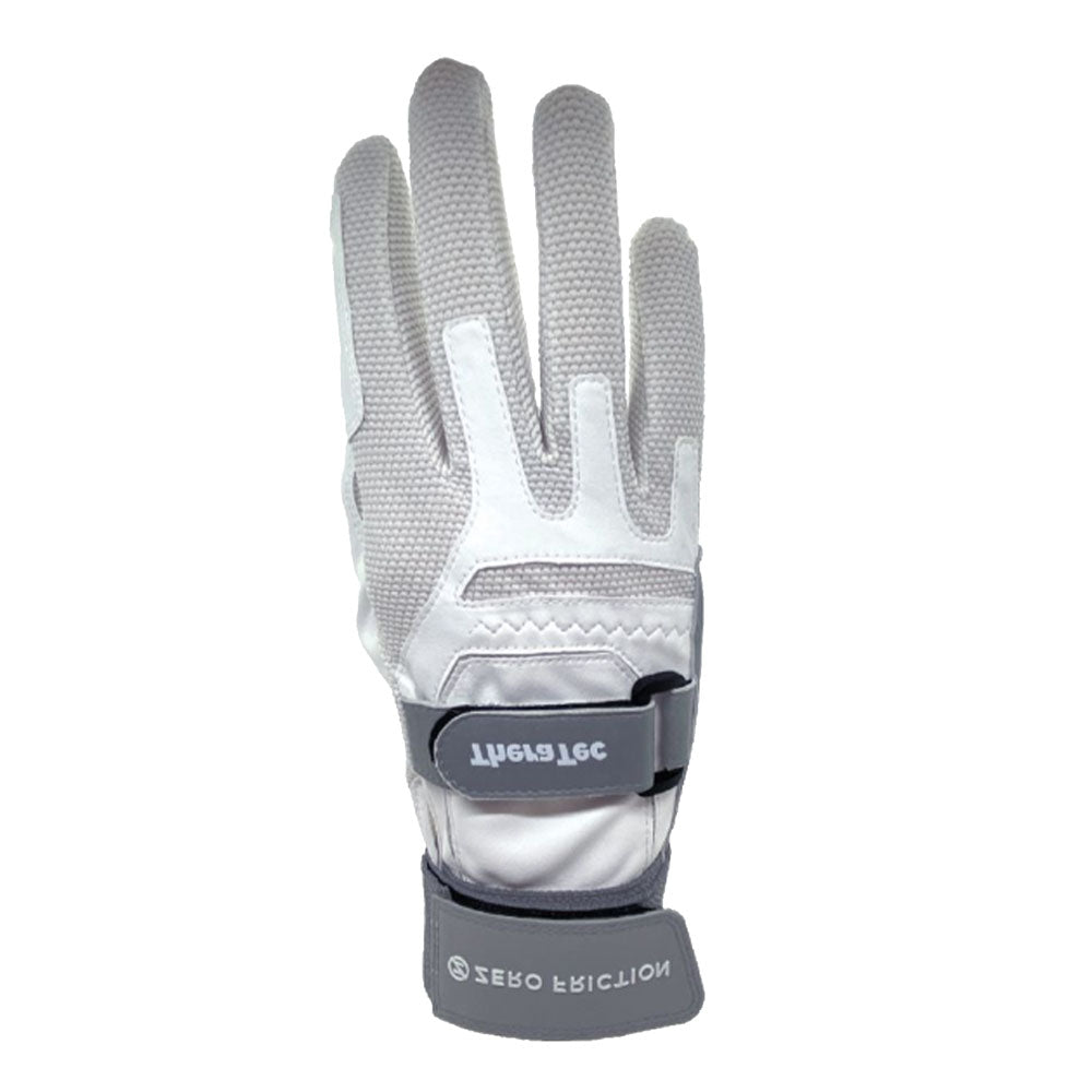 Maintien de poignet Zero Friction TheraTec Wrist Strap blanc main droite (pour gauchers)
