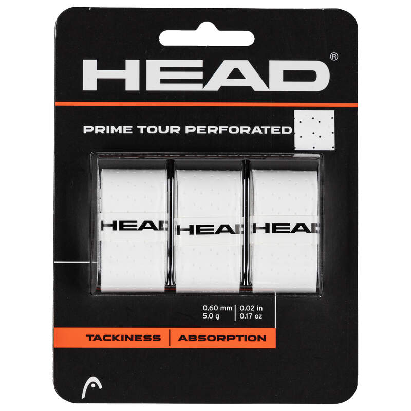 Prime Tour Perforated Overgrip 3er Pack Weiss