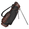 Leder Standbag Schwarz/Braun
