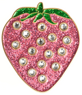 Marqueur de balle Style Swarovski Crystal fraise