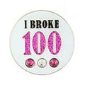 Style Swarovski Crystal Ball Marker I Broke 100