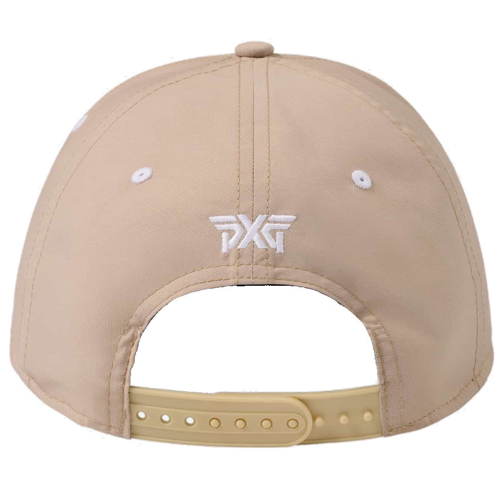 Structured Low Crown Snapback Cap Sand