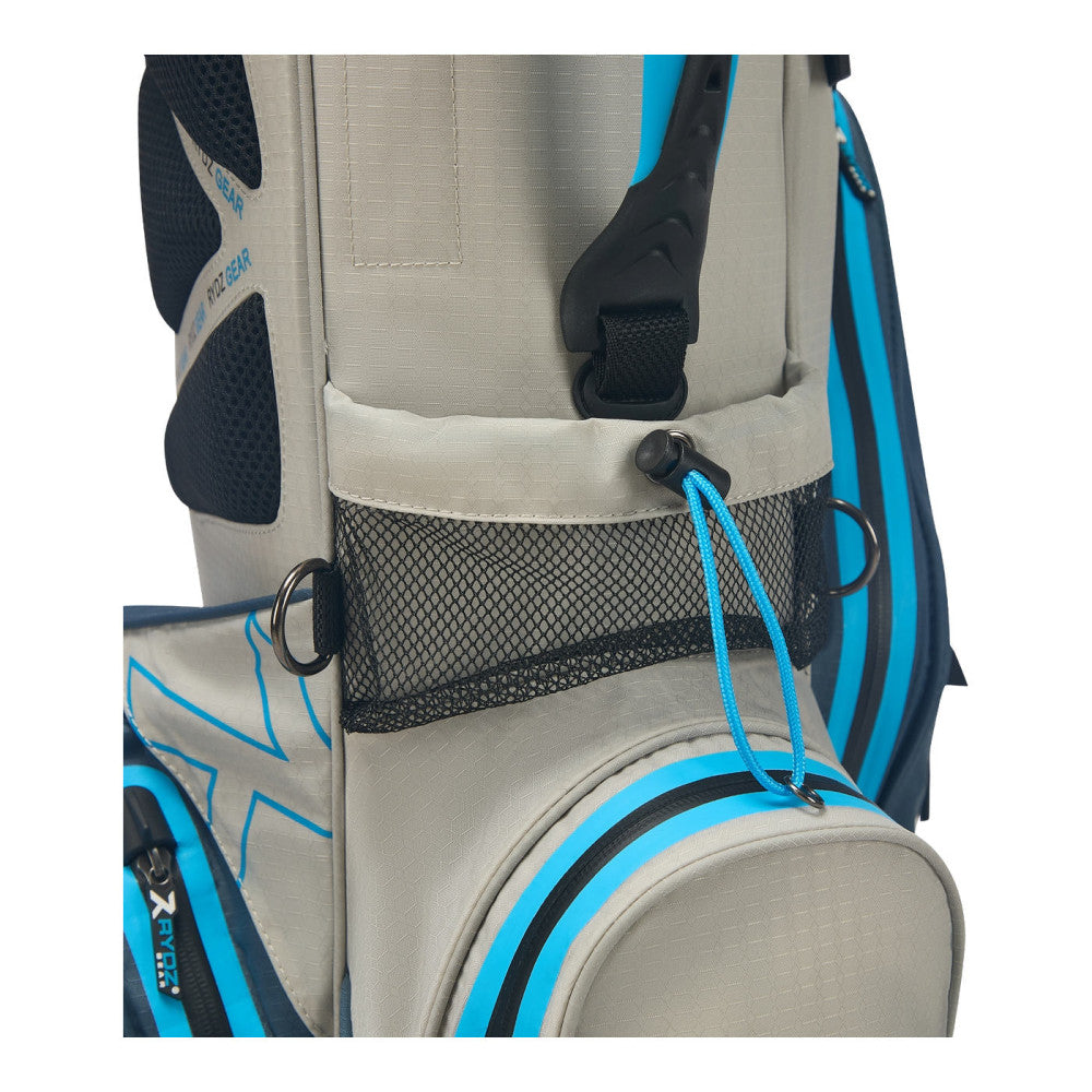 Clipsb 14 Way Waterproof Stand Bag Navy/Silver/Cobalt