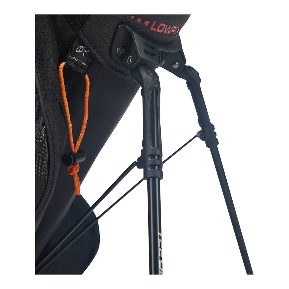 Clipsb 14 Way Waterproof Stand Bag Black/Charcoal/Orange