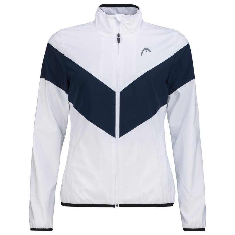 Club Jacket W weiss/Navy
