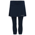 Club 3/4 Tights Skort W dark blue