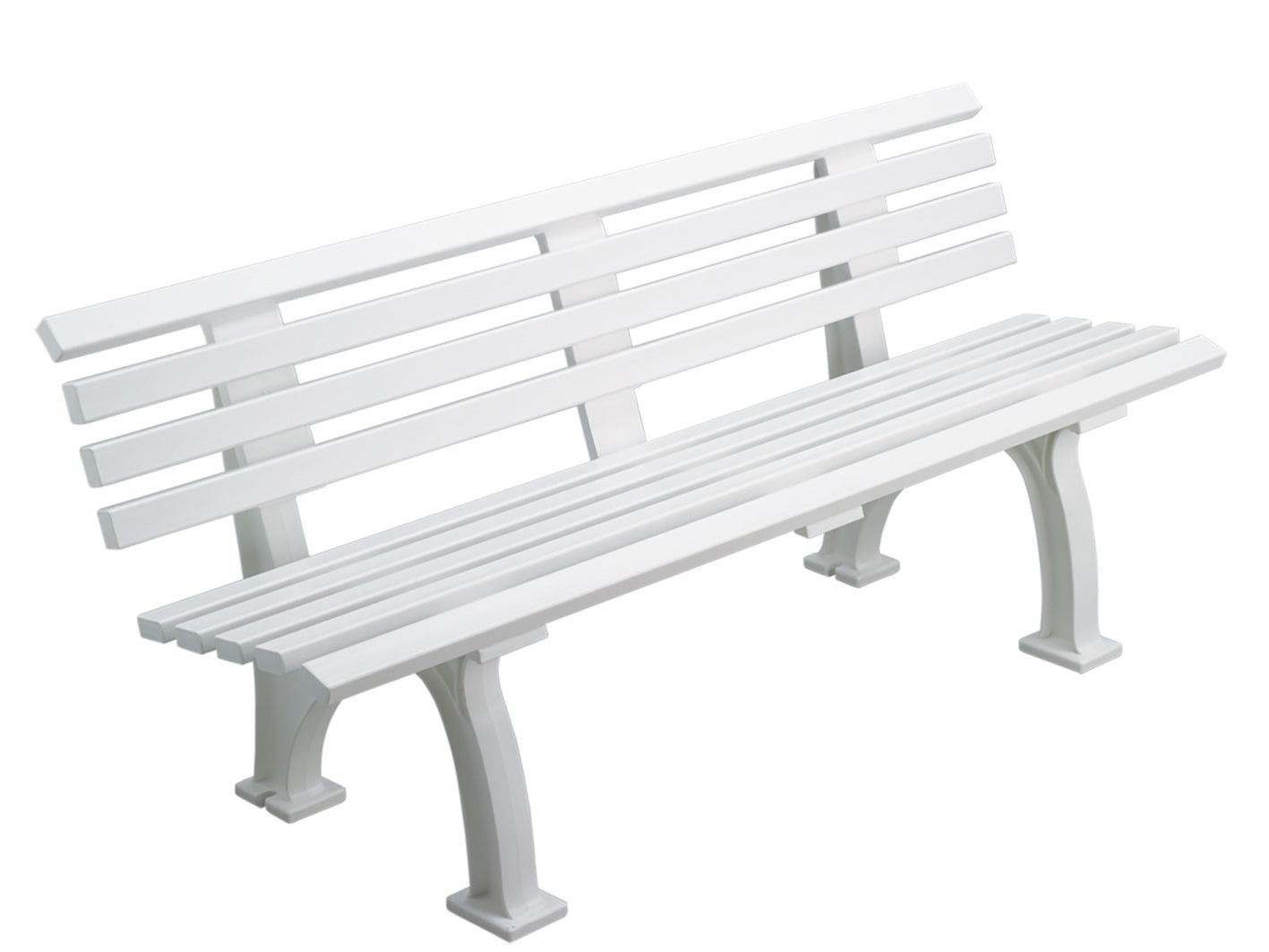 Banc Freiburg longueur 150 cm, blanc