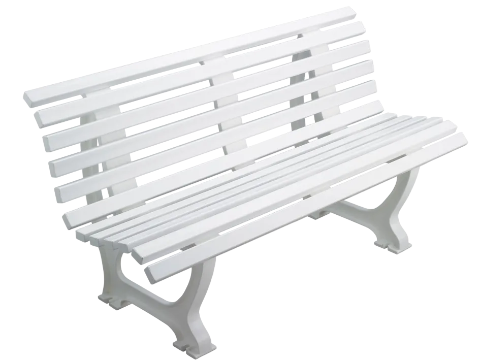 Bank Helgoland 150 cm Länge, Weiss