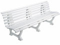 Banc Sindelfingen 200 cm de long, blanc