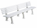 Banc Berlin 200 cm de long, blanc
