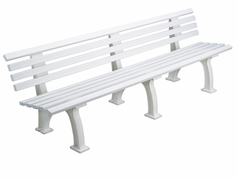 Banc Berlin 200 cm de long, blanc