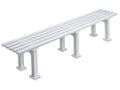 Banc Stuttgart 200 cm de long, blanc