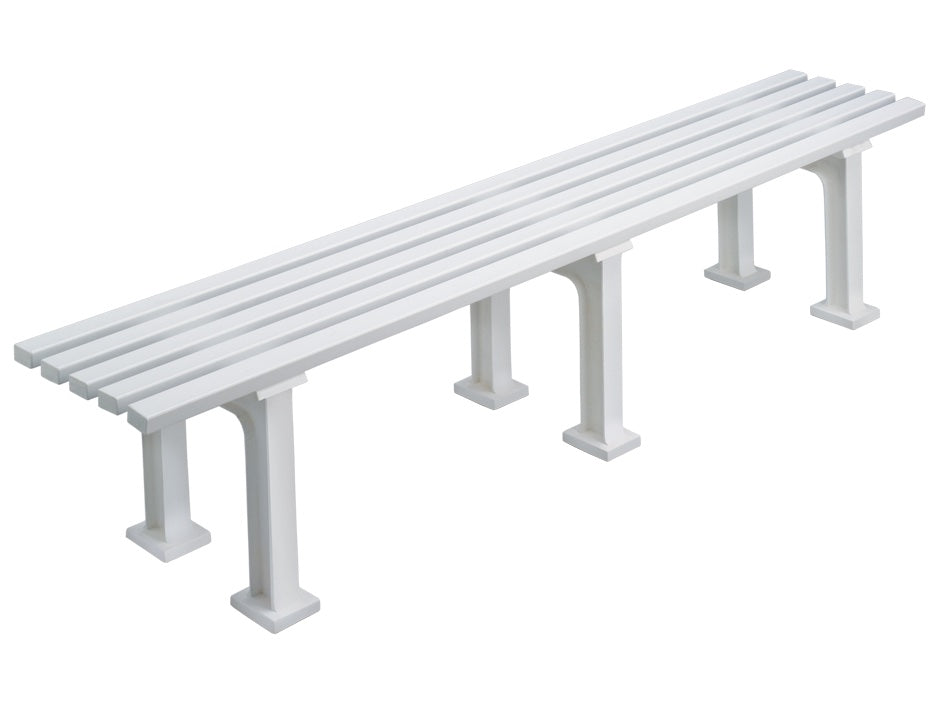 Banc Stuttgart 200 cm de long, blanc