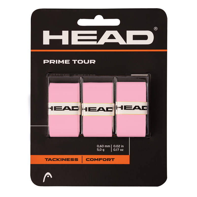 Confezione da 3 overgrip Prime Tour rosa