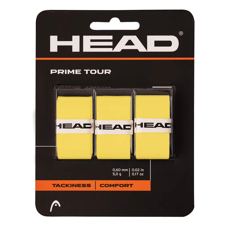 Confezione da 3 overgrip Prime Tour gialli