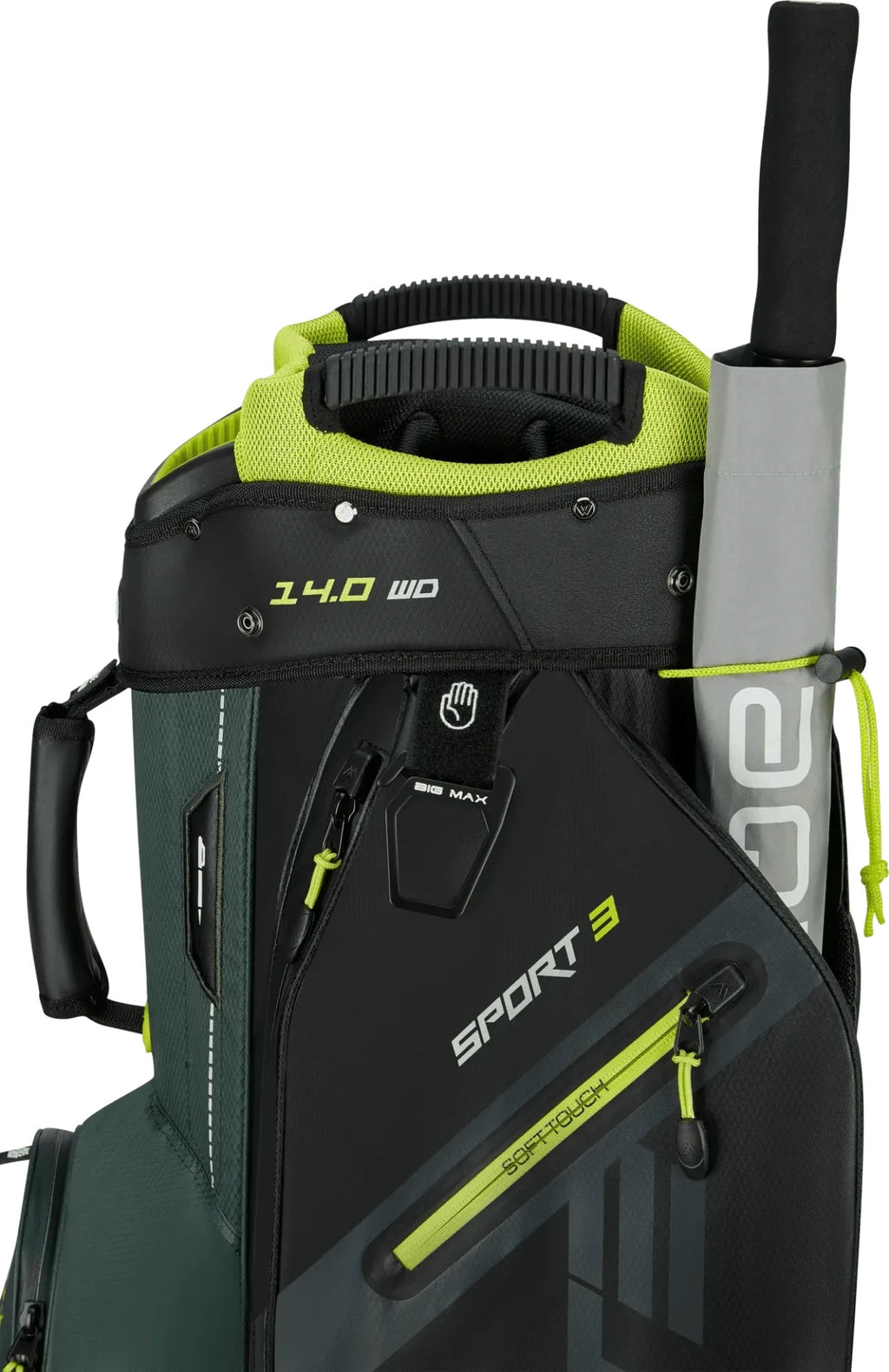 Dri Lite Sport 3 Cartbag Schwarz/Grün
