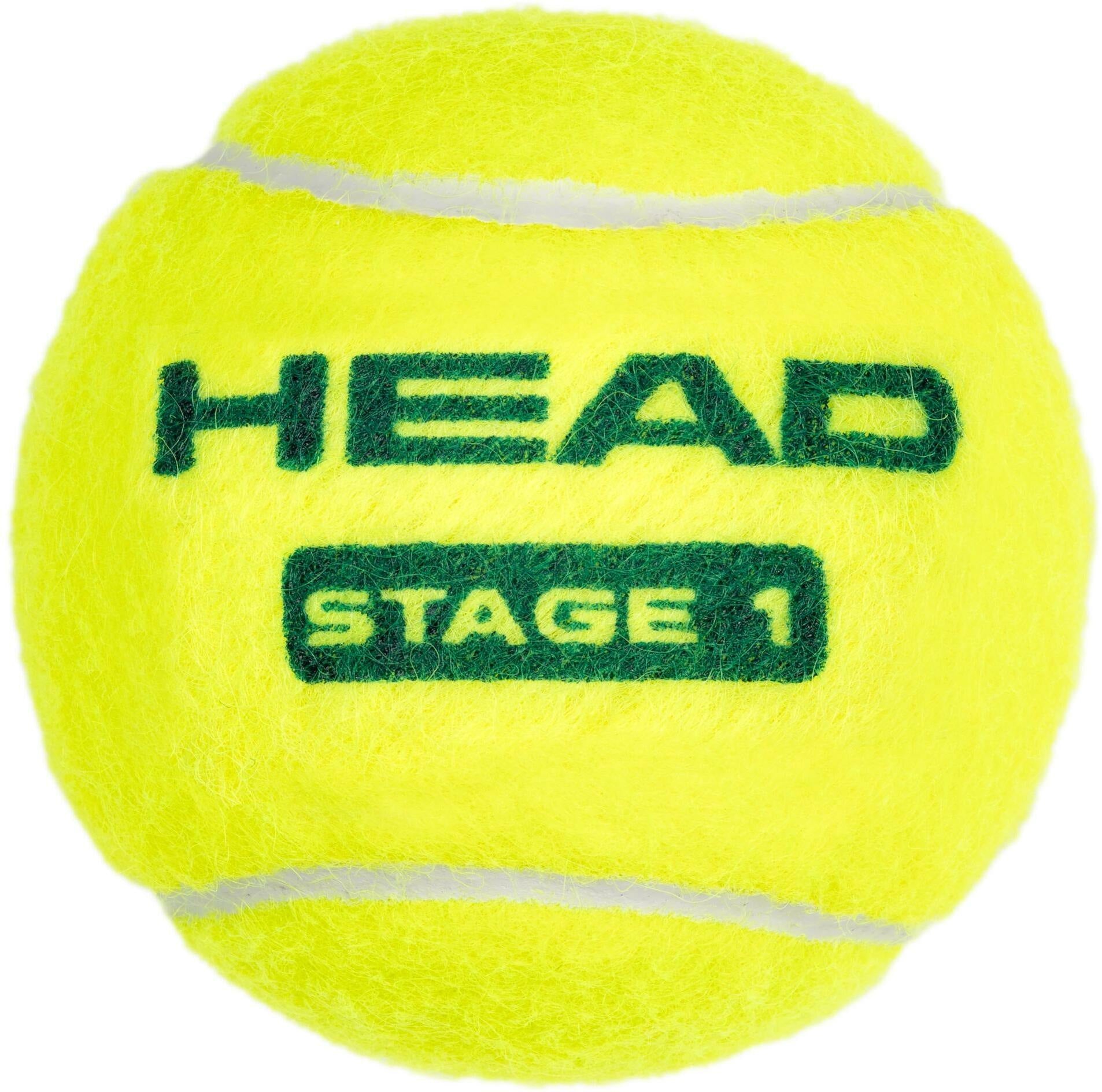 Balles d'entraînement HEAD TIP Stage Green 3 pièces