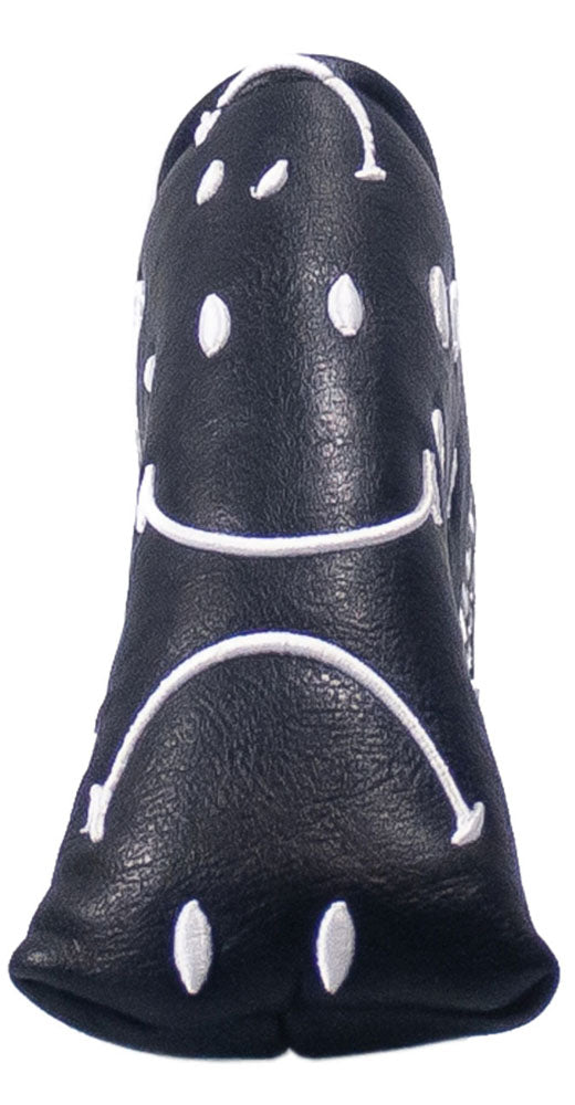 Smiley Original Blade Putter Headcover Black