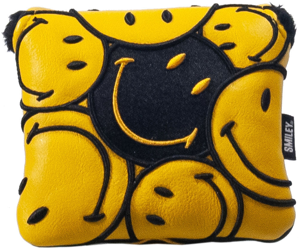 Mallet Putter Headcover Gelb/Schwarz