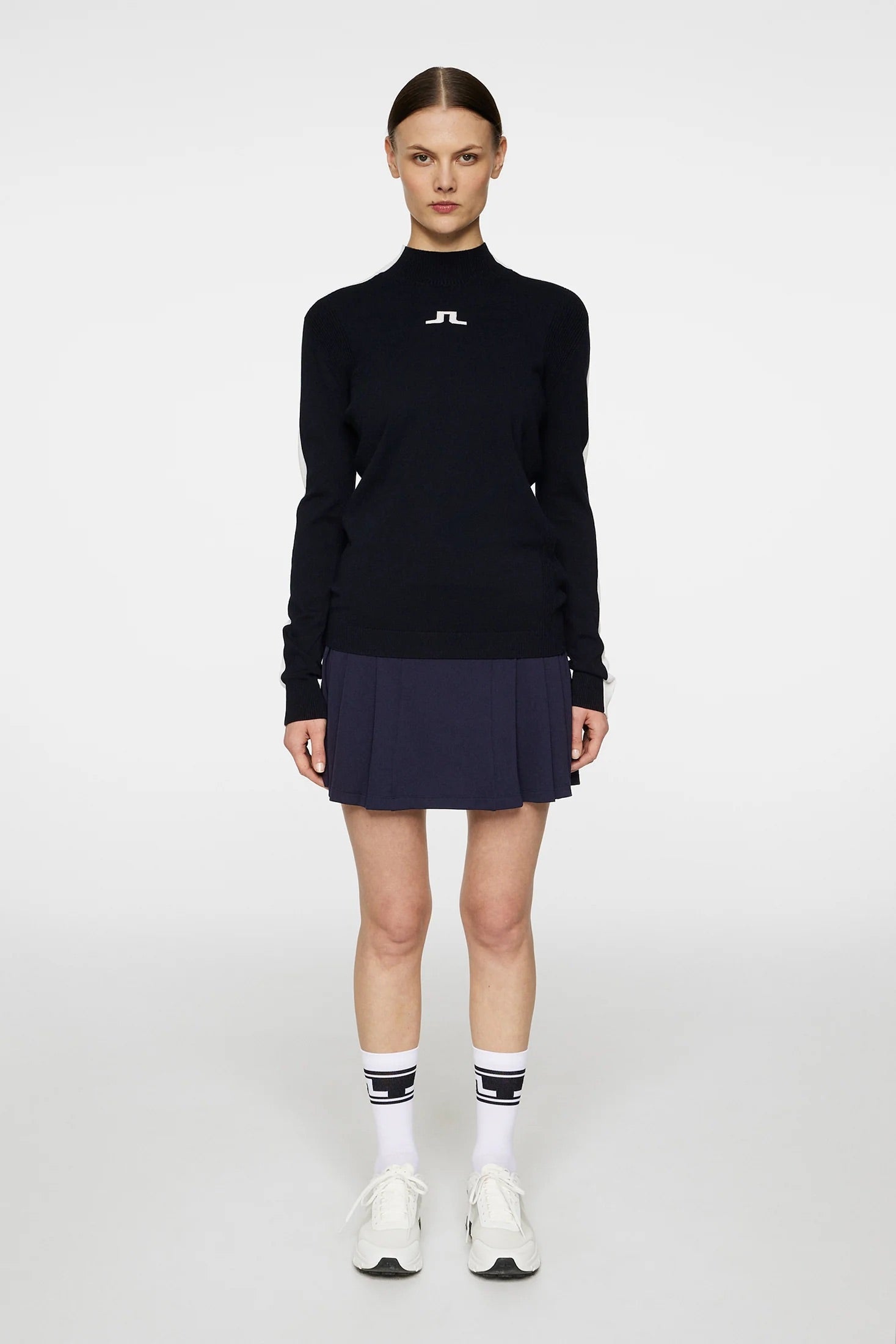 Pull Adia en maille bleu marine