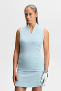 Haut sans manches Mila pour femme, bleu