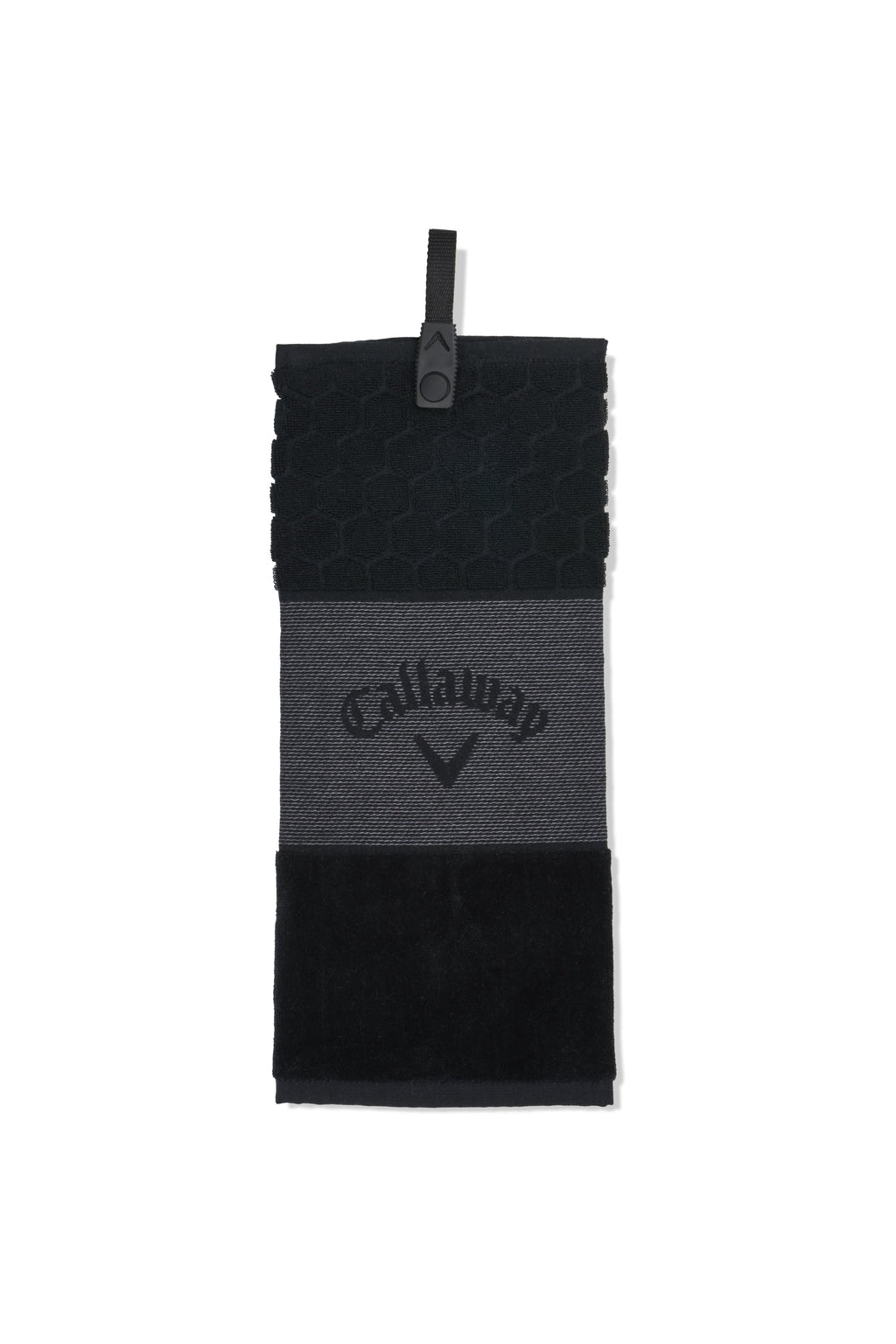 Serviette à trois volets noire