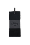 Serviette à trois volets noire