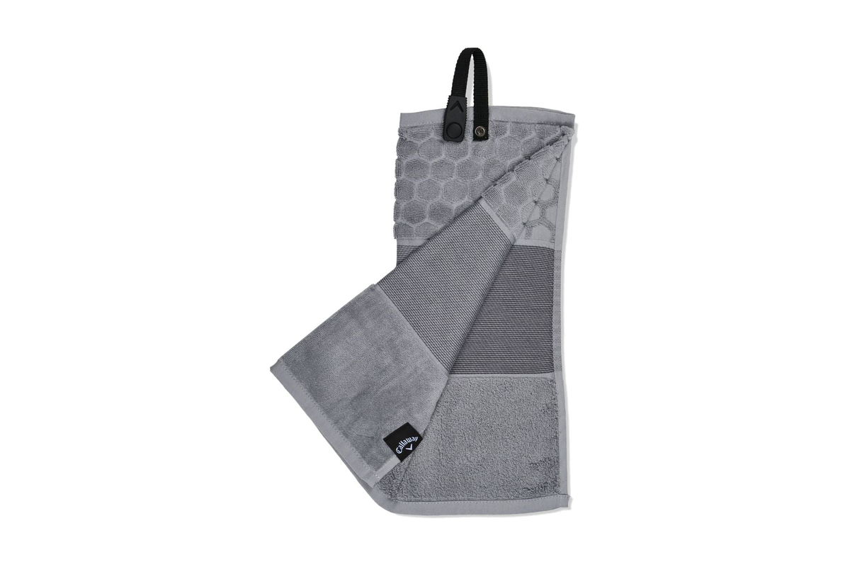 Trifold Golf Towel Grey