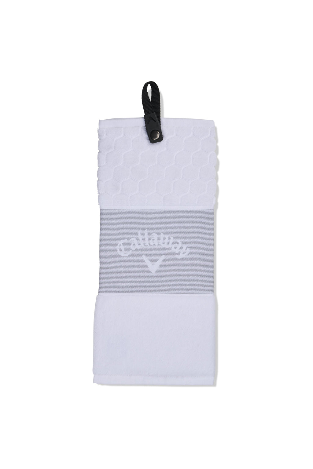 Serviette à trois volets blanche