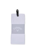 Serviette à trois volets blanche