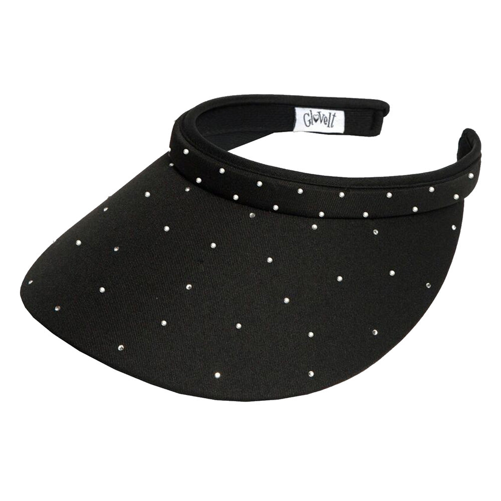 Bling Slide-On Visor Schwarz