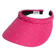 Bling Slide-On Visor Pink