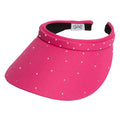 Bling Slide-On Visor Pink