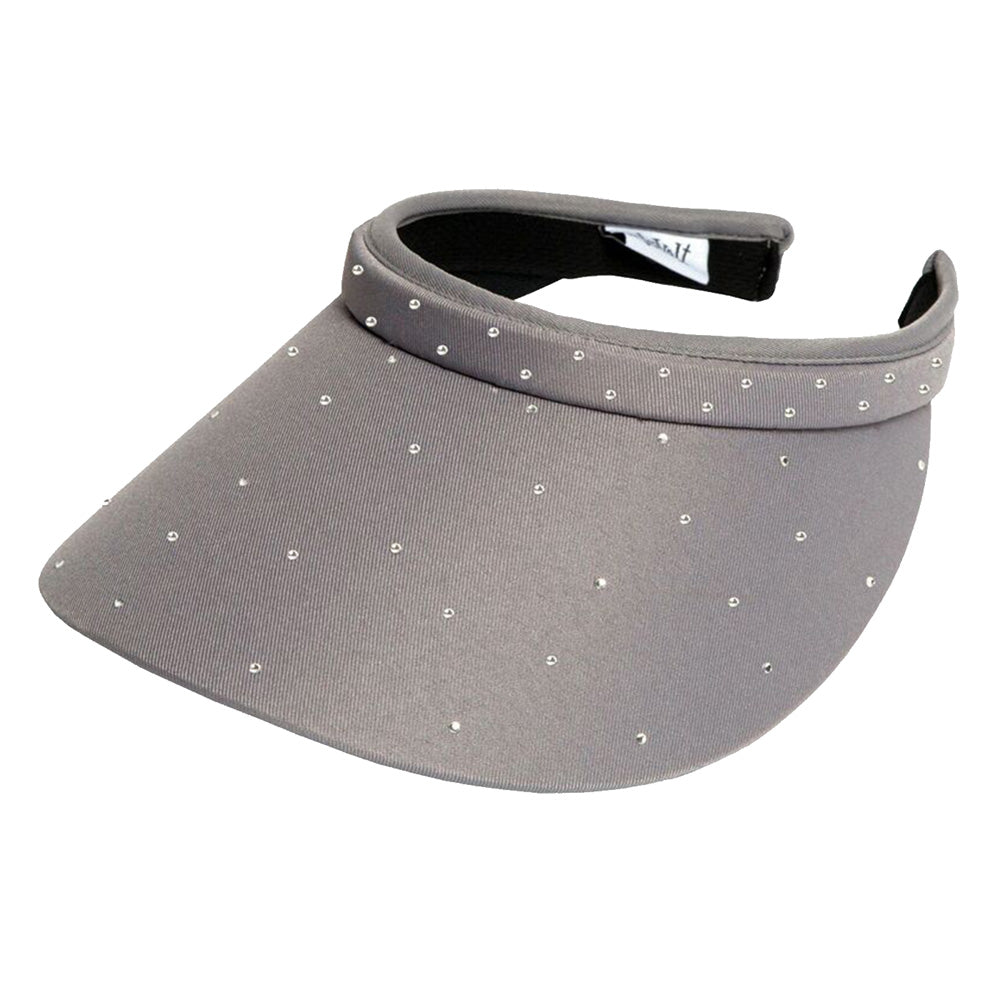 Bling Slide-On Visor Grey