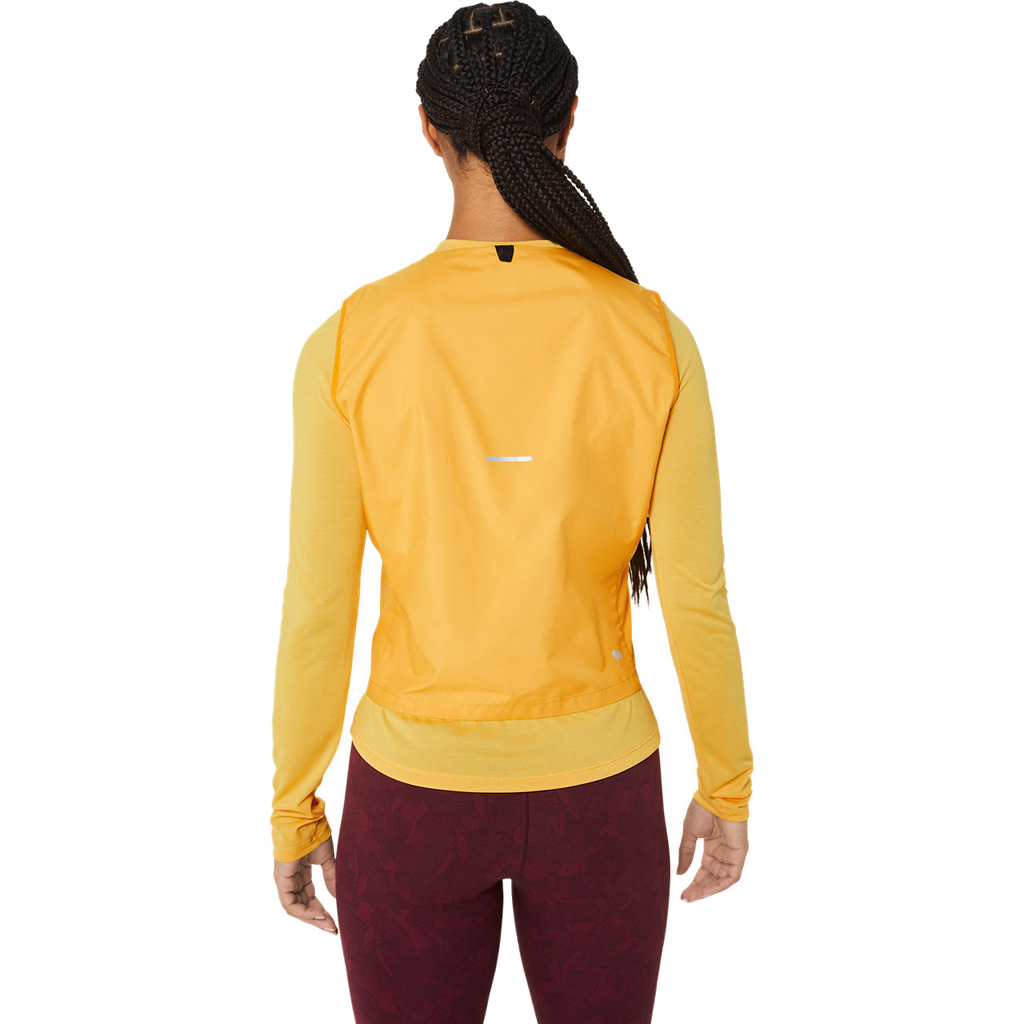 Padded Run Vest Women Tiger Yellow