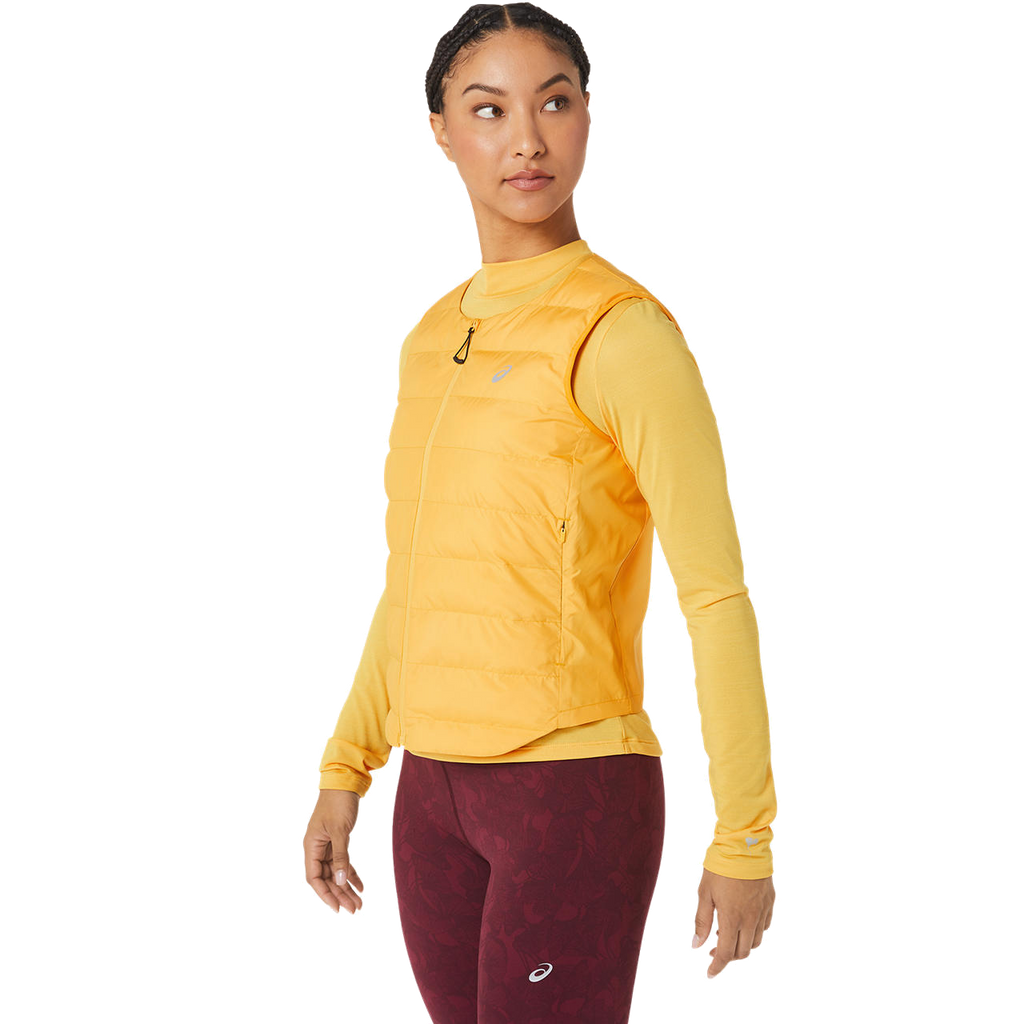 Padded Run Vest Women Tiger Yellow