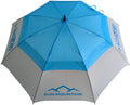 H2NO Golfschirm Automatik UPF 30 Hellblau/Grau